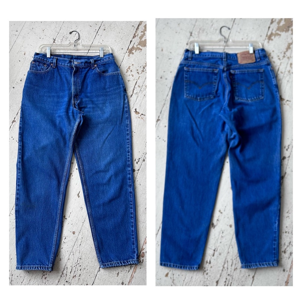 Levi's 550 Relaxed Fit Tapered Leg Distressed Jeans